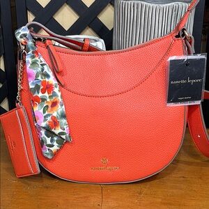 Nanette Lepore Red Crossbody Bag